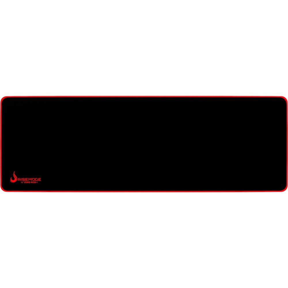Mousepad Gamer Rise Mode Speed, Estendido (900x300mm), Costura Vermelha - RG-MP-06-ZR