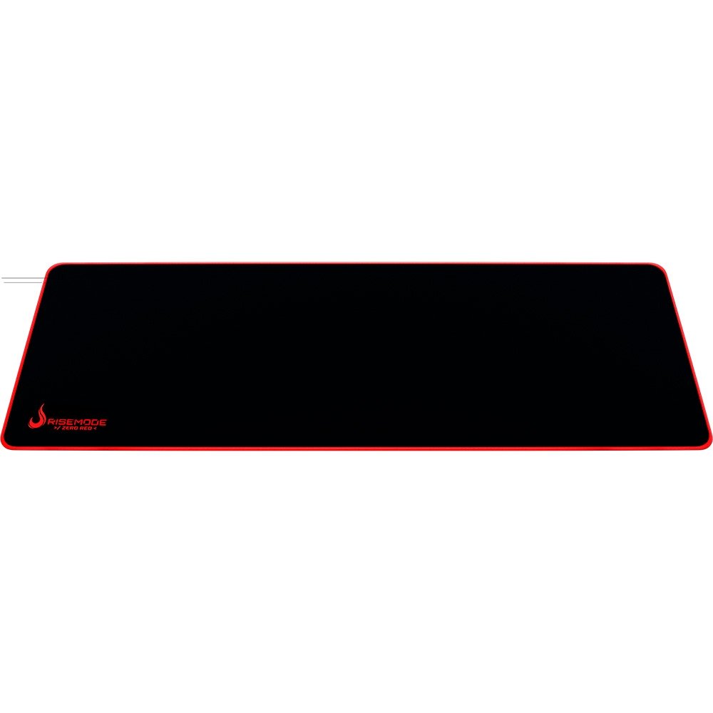 Imagem 2 de 5 do produto Mousepad Gamer Rise Mode Speed, Estendido (900x300mm), Costura Vermelha - RG-MP-06-ZR