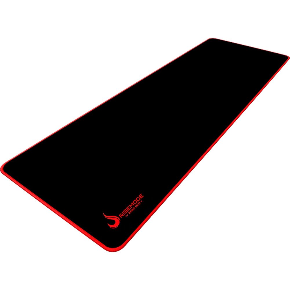 Imagem 3 de 5 do produto Mousepad Gamer Rise Mode Speed, Estendido (900x300mm), Costura Vermelha - RG-MP-06-ZR