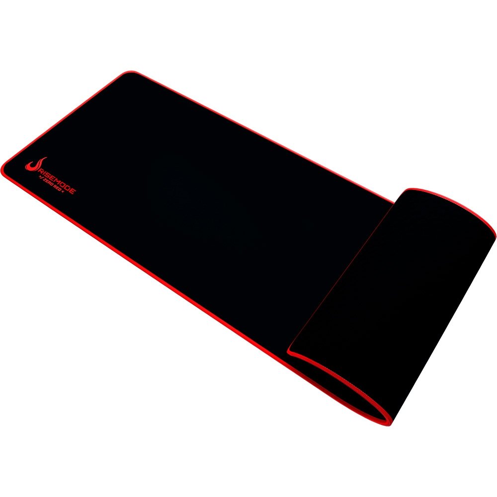Imagem 4 de 5 do produto Mousepad Gamer Rise Mode Speed, Estendido (900x300mm), Costura Vermelha - RG-MP-06-ZR