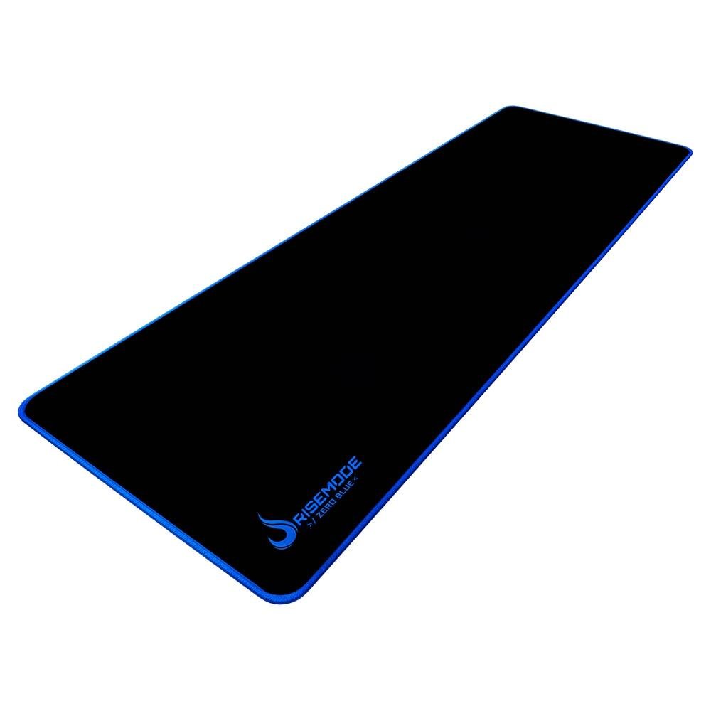 Imagem 3 de 5 do produto Mousepad Gamer Rise Mode Speed, Estendido (900x300mm) Costura Azul - RG-MP-06-ZB