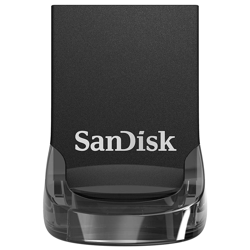 Pen Drive 128GB SanDisk Ultra Fit, USB 3.2 Gen 1, Leitura de 400MB/s, Preto - SDCZ430-128G( Balão.info