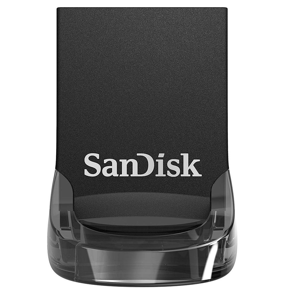 Pen Drive 128GB SanDisk Ultra Fit, USB 3.2 Gen 1, Leitura de 400MB/s, Preto - SDCZ430-128G-G46 Pen Drive 128GB SanDisk Ultra Fit, USB 3.2 Gen 1, Leitura de 400MB/s, Preto - SDCZ430-128G-G46