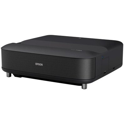 Projetor Smart Laser Epson EpiqVision Ultra LS650 4K 3600 Lumens 3LCD Wi-Fi e Bluetooth USB HDMI Preto