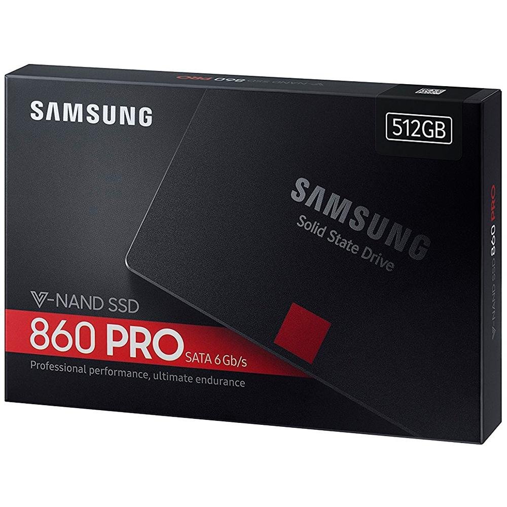 SSD Samsung 860 Pro 2.5´ 512GB SATA III Leituras: 560MB/s e