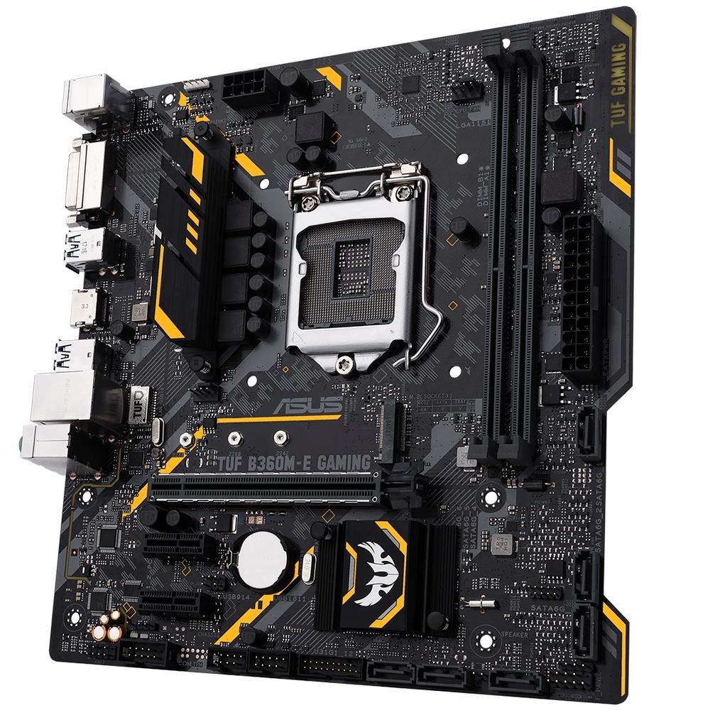 Imagem 3 de 8 do produto Placa-Mãe ASUS p/ Intel LGA 1151 mATX TUF B360M-E GAMING, DDR4