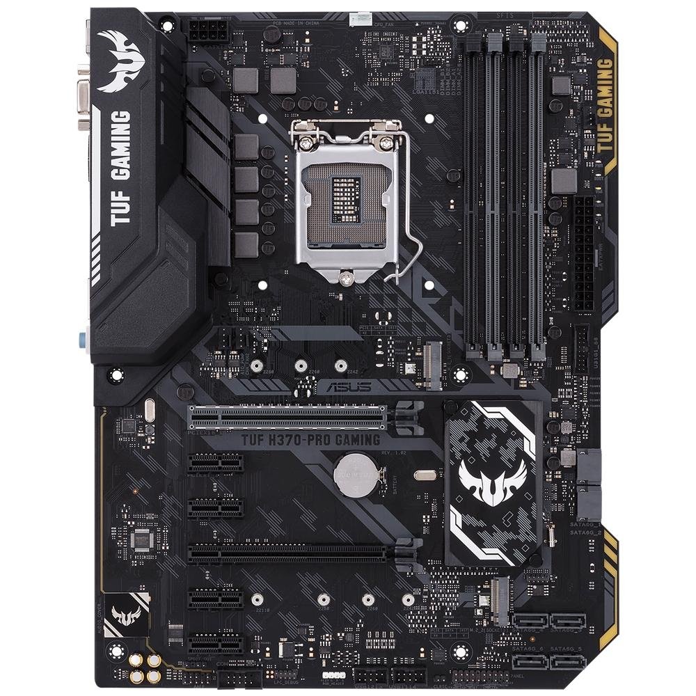 Placa-Mãe Asus TUF H370-Pro Gaming, Intel LGA 1151, ATX, DDR4 Placa-Mãe Asus TUF H370-Pro Gaming, Intel LGA 1151, ATX, DDR4