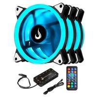 Kit Cooler FAN Rise Smart, Dual Led, RGB 120mm    Como funciona cooler fan? O sistema de funcionamento dos air coolers é conhecido como “push and pull