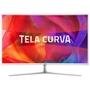 Monitor AOC LED 40´ Widescreen Curvo, Full HD, HDMI/VGA/DVI, Som Integrado, Altura Ajustável, Branco - C4008VH8