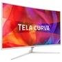 Monitor AOC LED 40´ Widescreen Curvo, Full HD, HDMI/VGA/DVI, Som Integrado, Altura Ajustável, Branco - C4008VH8