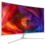 Monitor AOC LED 40´ Widescreen Curvo, Full HD, HDMI/VGA/DVI, Som Integrado, Altura Ajustável, Branco - C4008VH8