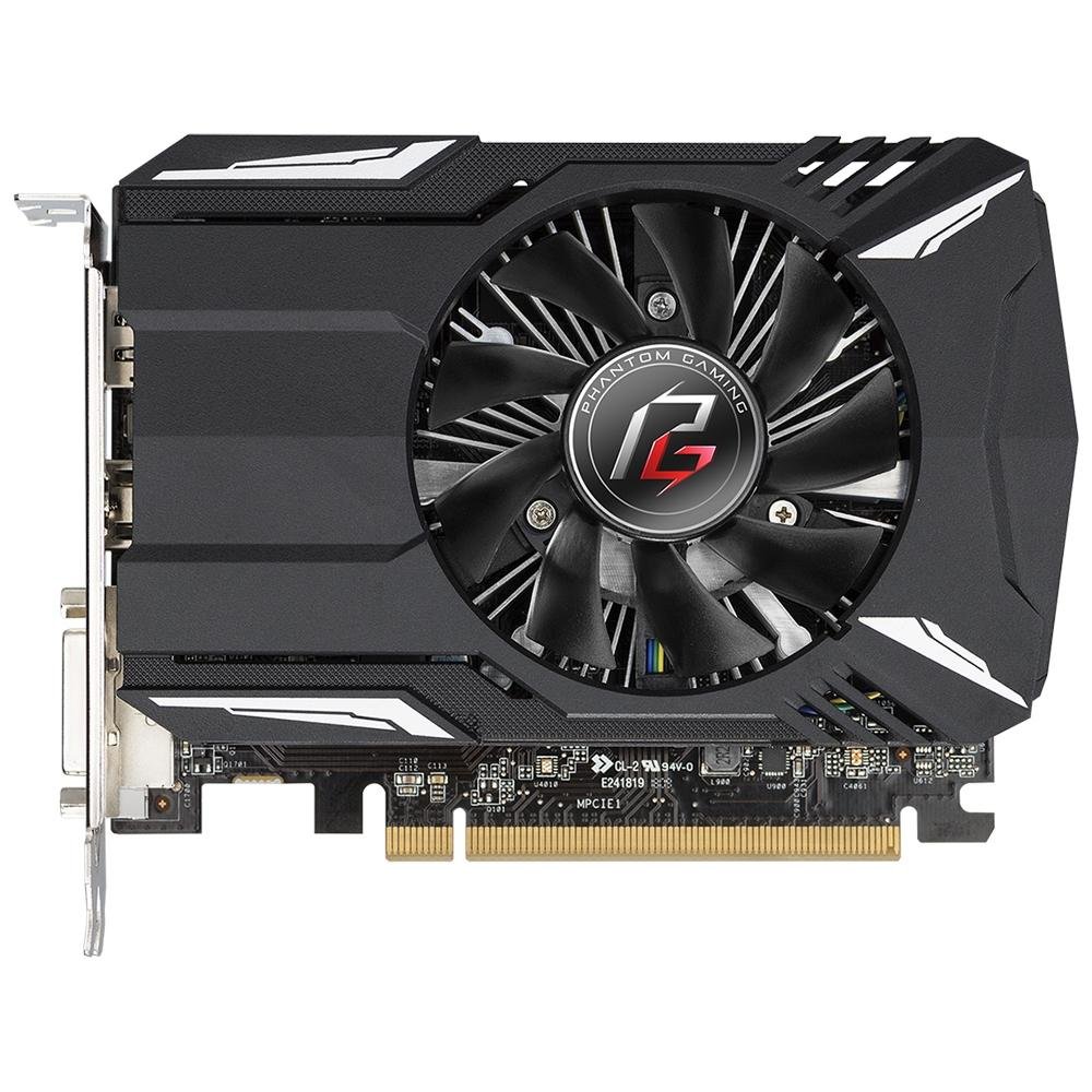 Placa de Vídeo RX 550 ASRock AMD Radeon Phantom Gaming, 2GB GDDR5 - 90-GA0500-00UANF Placa de Vídeo RX 550 ASRock AMD Radeon Phantom Gaming, 2GB GDDR5 - 90-GA0500-00UANF