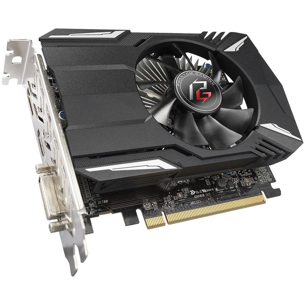 Placa de Vídeo RX 550 ASRock AMD Radeon Phantom Gaming, 2GB GDDR5 - 90-GA0500-00UANF Placa de Vídeo RX 550 ASRock AMD Radeon Phantom Gaming, 2GB GDDR5 - 90-GA0500-00UANF