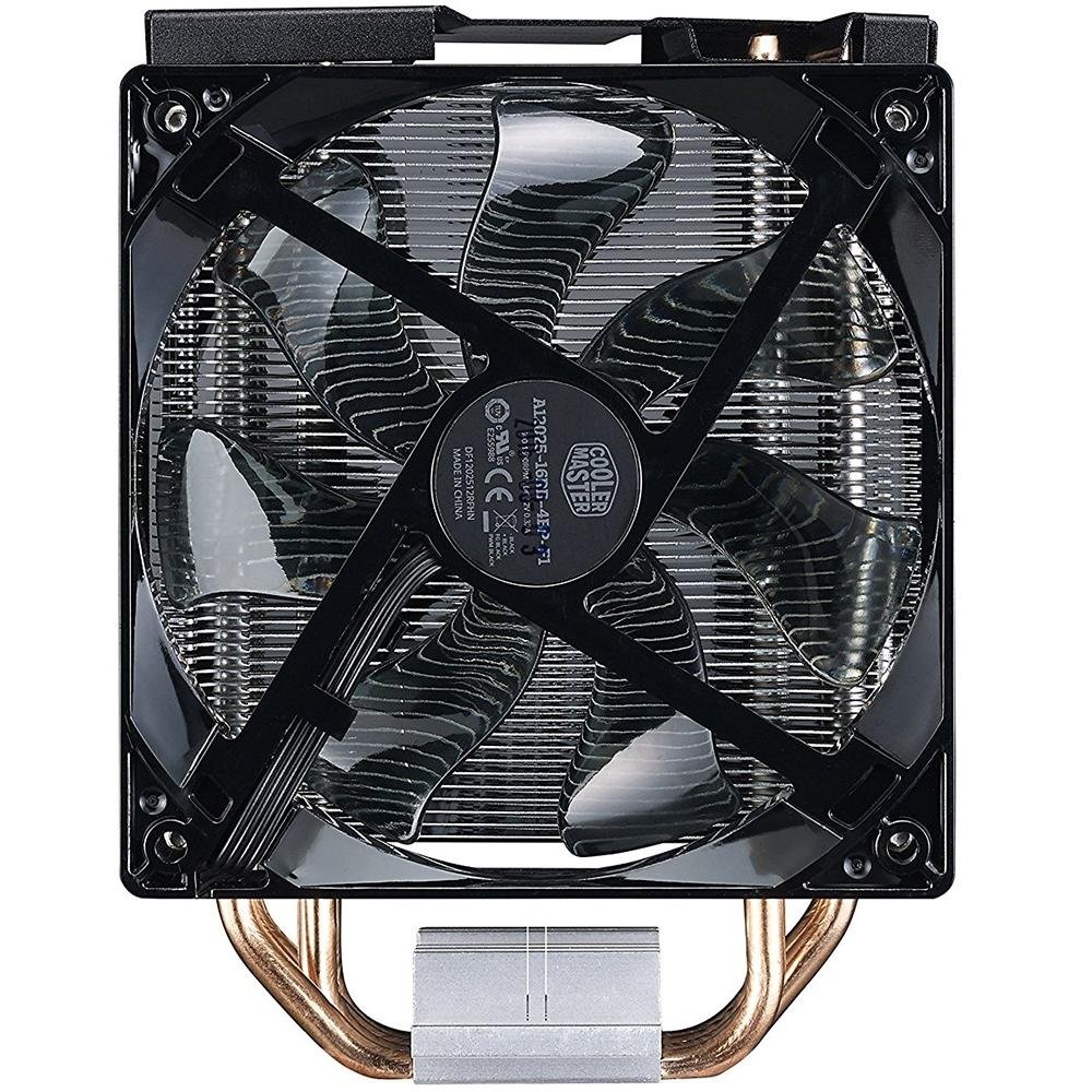 Cooler para Processador Cooler Master Hyper 212 Turbo com LED vermelho AMD/Intel - Black Cover RR-212TK-16PR-R1 Cooler para Processador Cooler Master Hyper 212 Turbo com LED vermelho AMD/Intel - Black Cover RR-212TK-16PR-R1