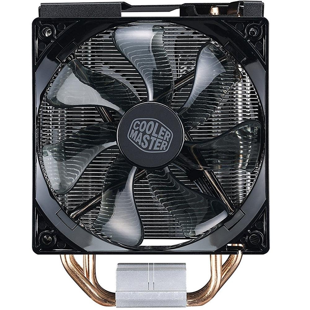 Cooler para Processador Cooler Master Hyper 212 Turbo com LED vermelho AMD/Intel - Black Cover RR-212TK-16PR-R1 Cooler para Processador Cooler Master Hyper 212 Turbo com LED vermelho AMD/Intel - Black Cover RR-212TK-16PR-R1