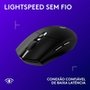 Mouse Gamer Sem Fio Logitech G305 LIGHTSPEED, 12000 DPI, 6 Botões, Preto - 910-005281