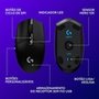 Mouse Gamer Sem Fio Logitech G305 LIGHTSPEED, 12000 DPI, 6 Botões, Preto - 910-005281