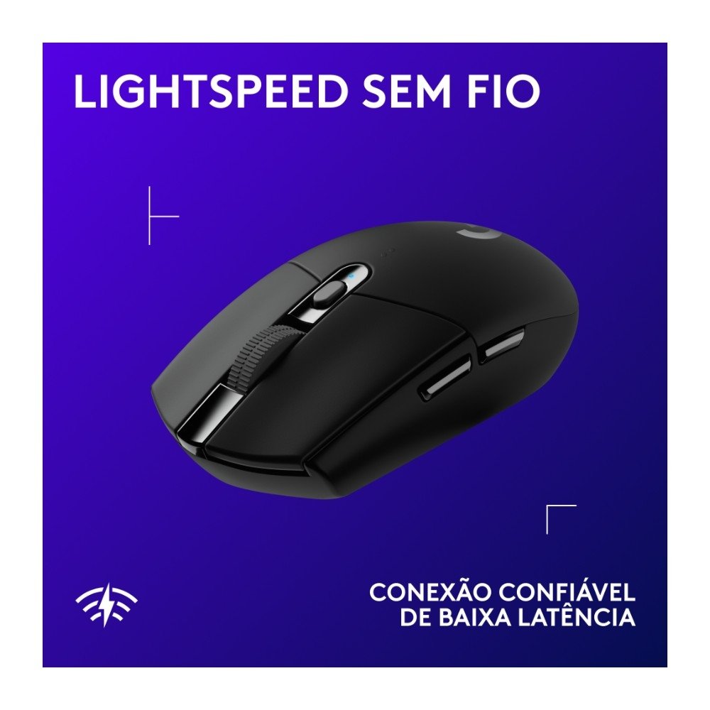 Mouse Gamer Sem Fio ( Balão.info) DPI, 6 Botões, Preto - 910-( Balão.info - foto 3