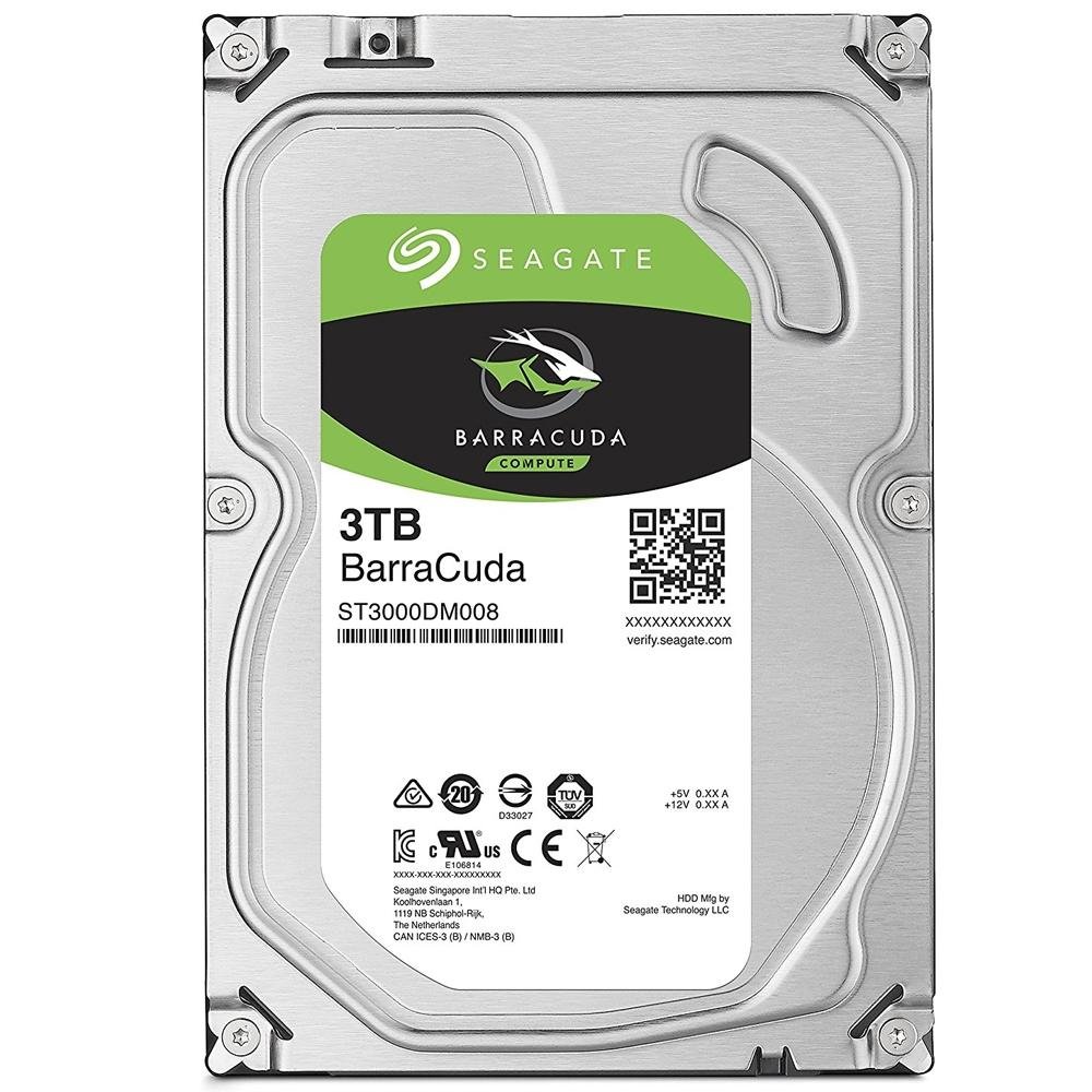 内蔵型ハードディスクドライブ Seagate Barracuda 3TB HDD HD Seagate SATA 3 | KaBuM!
