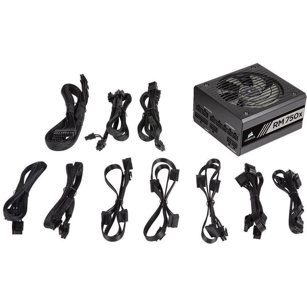 Fonte Corsair RM750x, 750W, 80 Plus Gold, Modular - CP-9020179