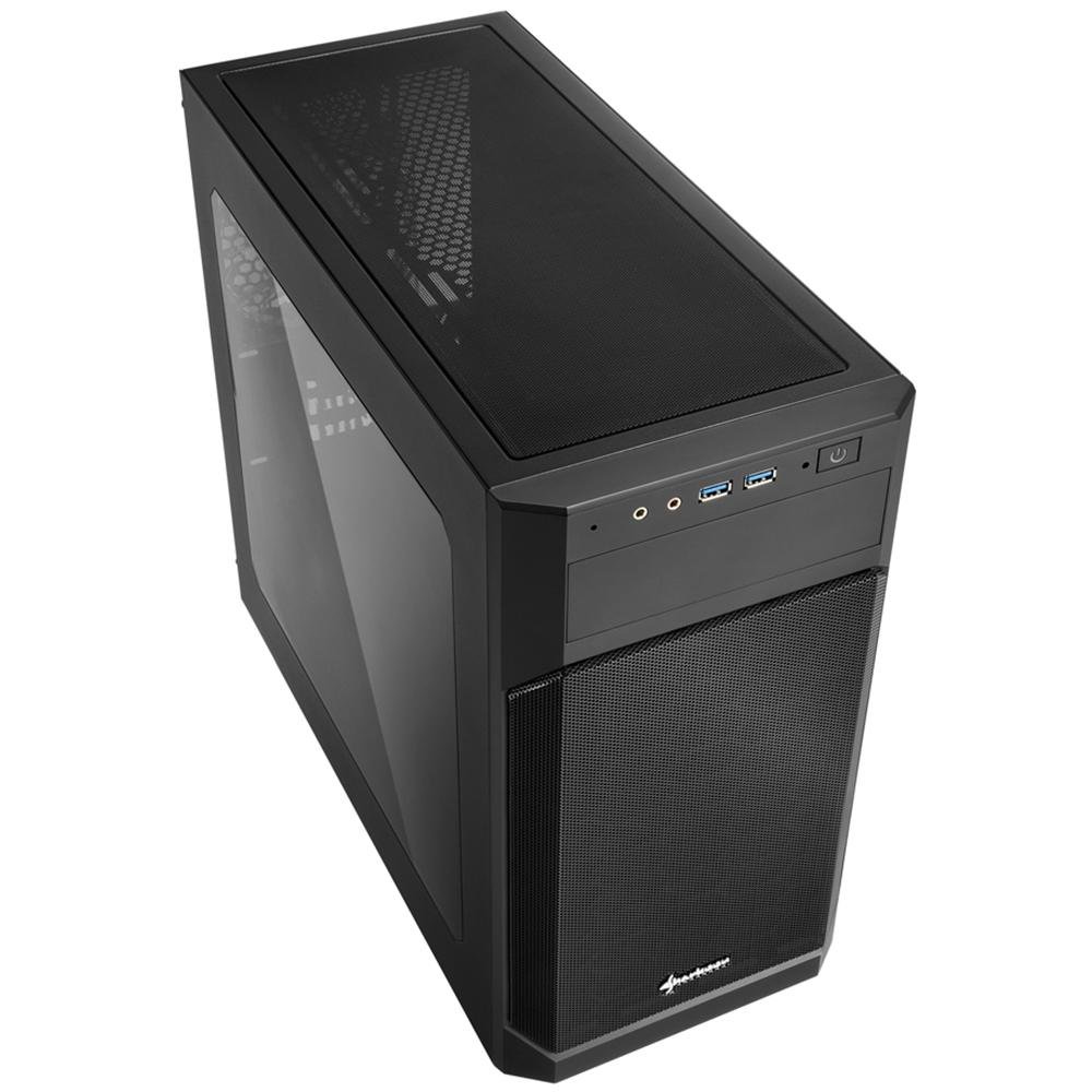 Imagem 3 de 6 do produto Gabinete Sharkoon V1000 Micro-ATX com Janela Lateral em Acrílico