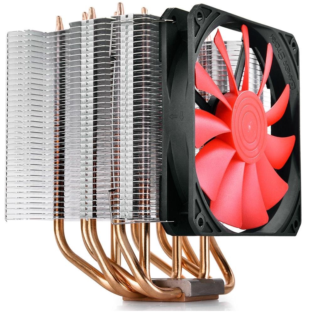 Cooler para Processador Deepcool Lucifer K2 FAN Vermelho Cooler para Processador Deepcool Lucifer K2 FAN Vermelho