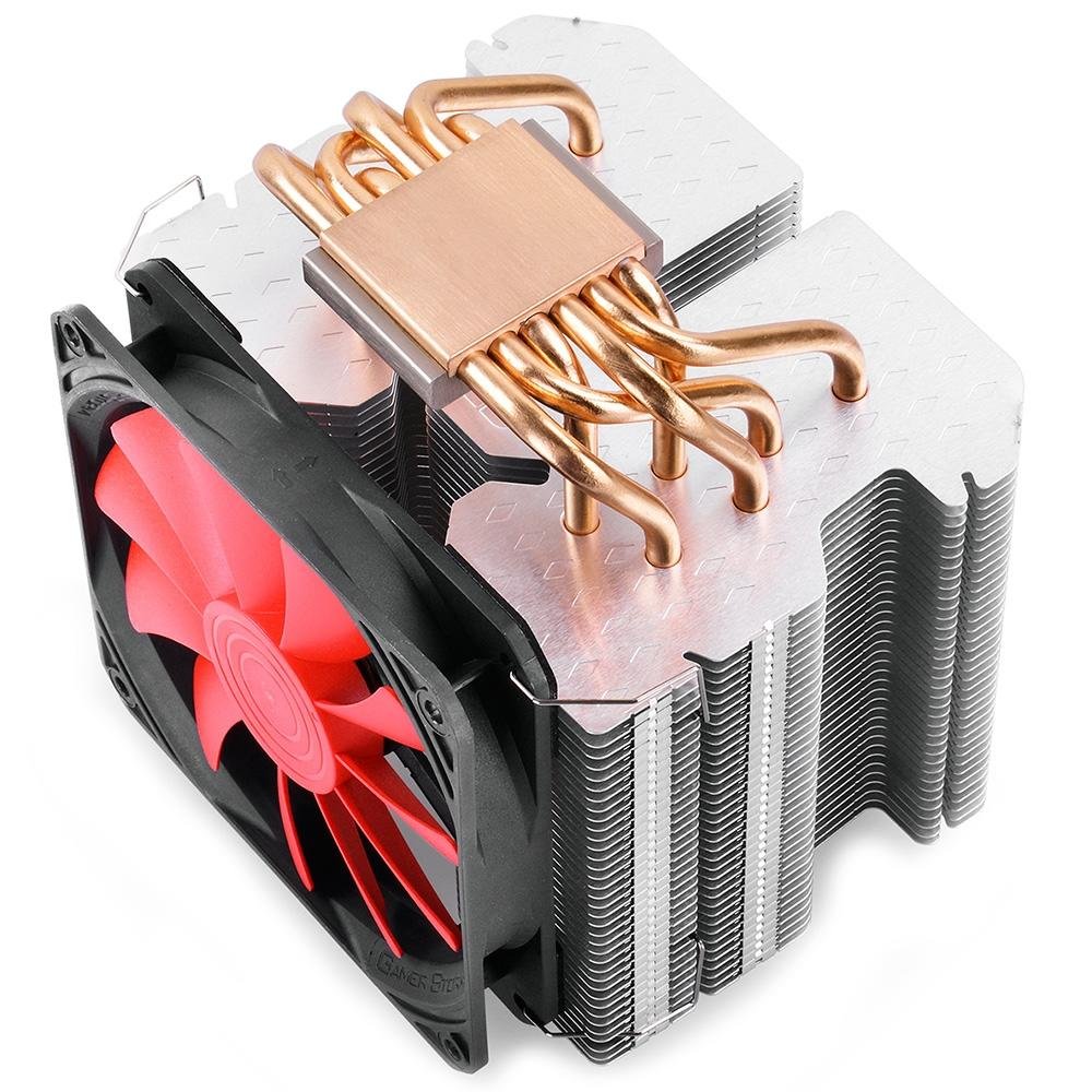 Cooler para Processador Deepcool Lucifer K2 FAN Vermelho Cooler para Processador Deepcool Lucifer K2 FAN Vermelho