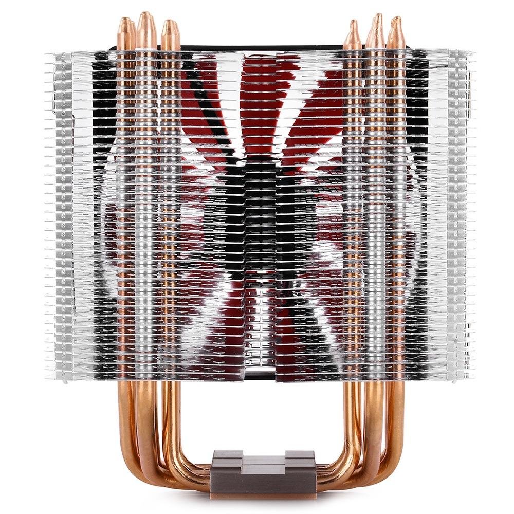 Imagem 9 de 15 do produto Cooler para Processador Deepcool Lucifer K2 FAN Vermelho