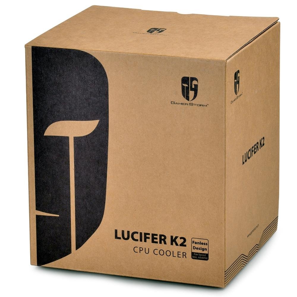 Imagem 15 de 15 do produto Cooler para Processador Deepcool Lucifer K2 FAN Vermelho