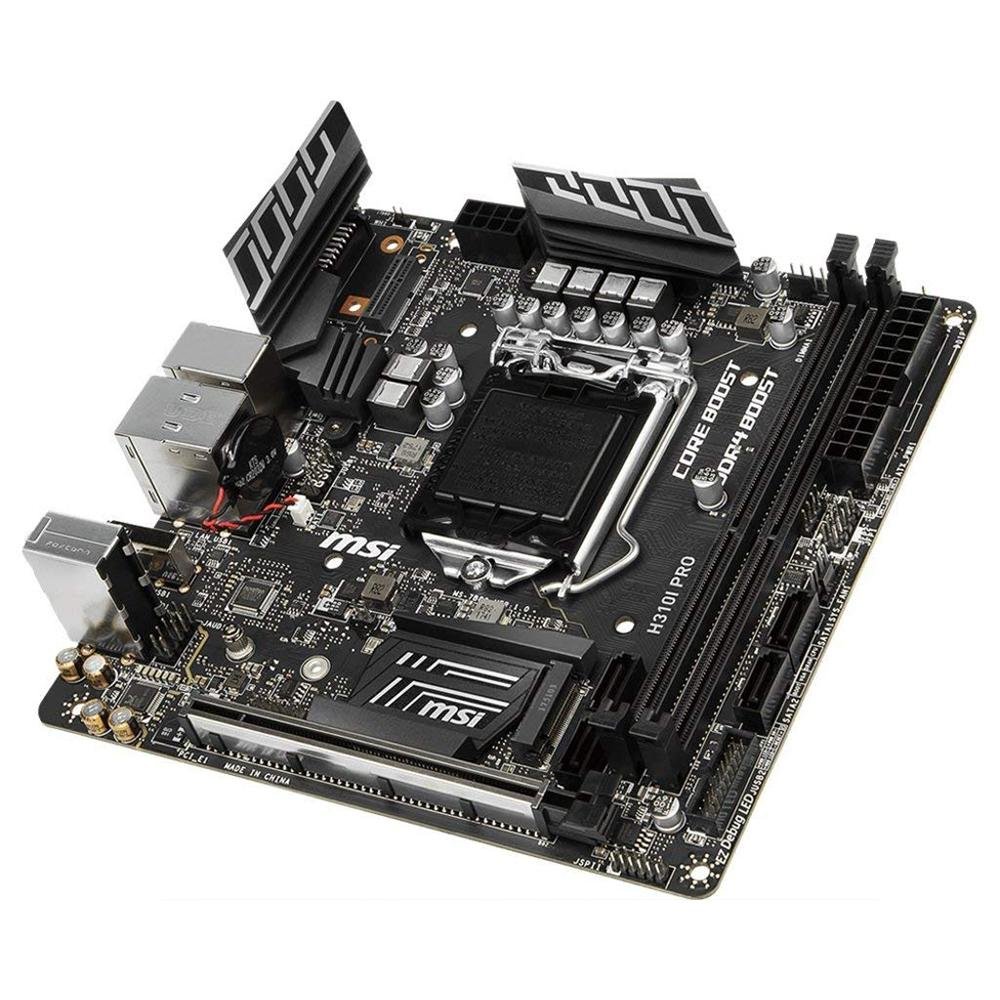Placa-Mãe MSI H310I Pro, Intel LGA 1151, Mini-ITX, DDR4 Placa-Mãe MSI H310I Pro, Intel LGA 1151, Mini-ITX, DDR4
