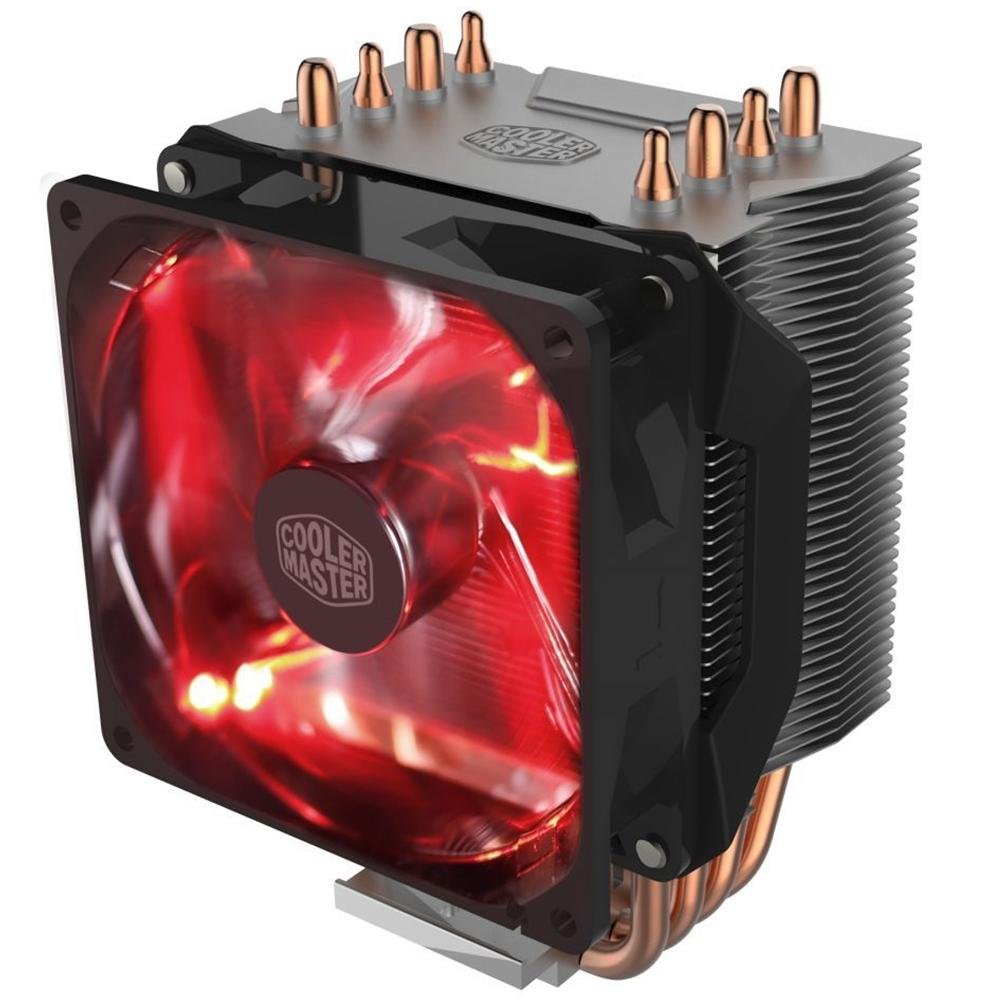 Air Cooler Cooler Master Hyper H410R, LED Vermelho, AMD/Intel, 92mm, Preto - RR-H410-20PK-R1 Air Cooler Cooler Master Hyper H410R, LED Vermelho, AMD/Intel, 92mm, Preto - RR-H410-20PK-R1
