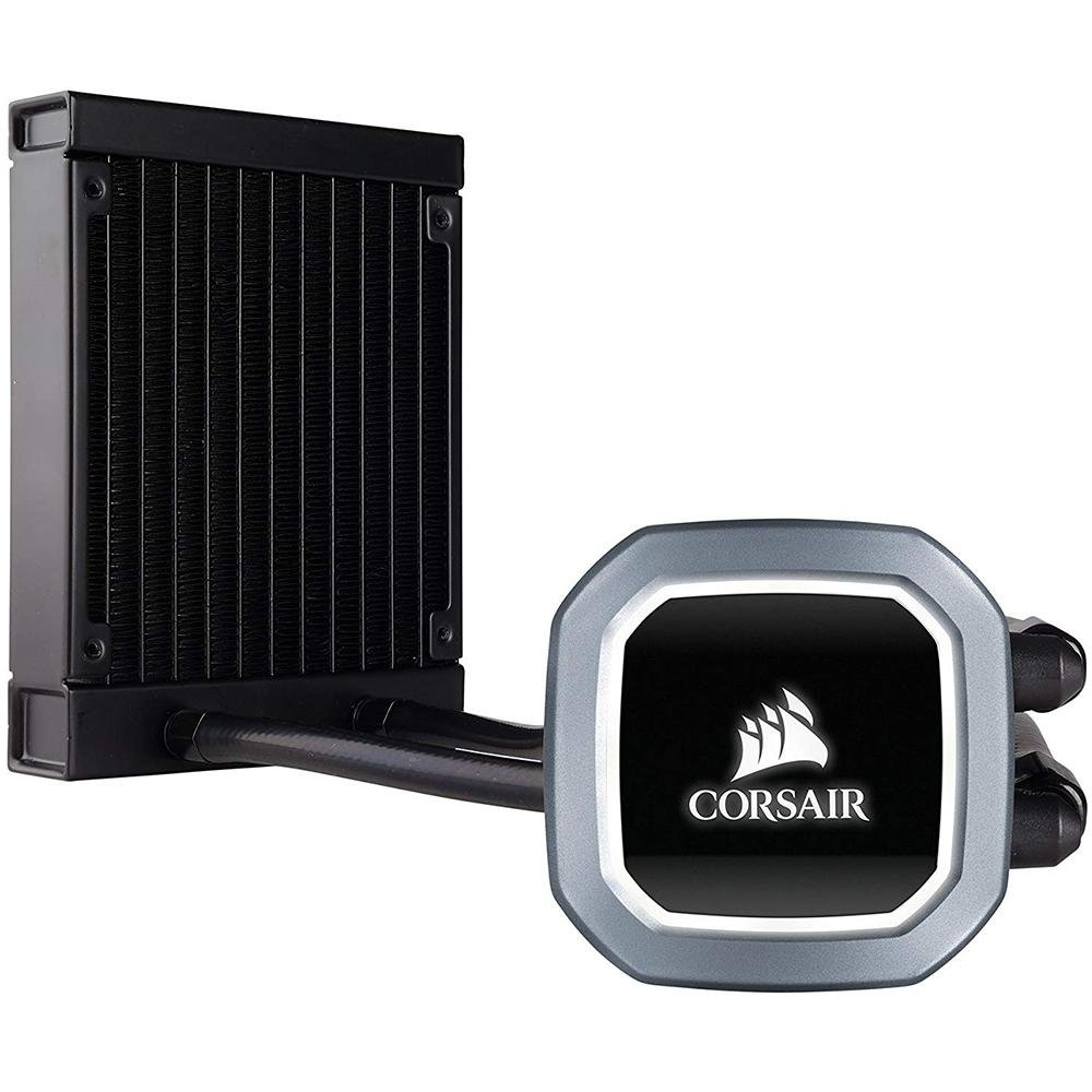 Imagem 2 de 6 do produto Water Cooler Corsair H60 Hydro Series, LED Branco, 120mm, AMD/Intel, Preto - CW-9060036-WW