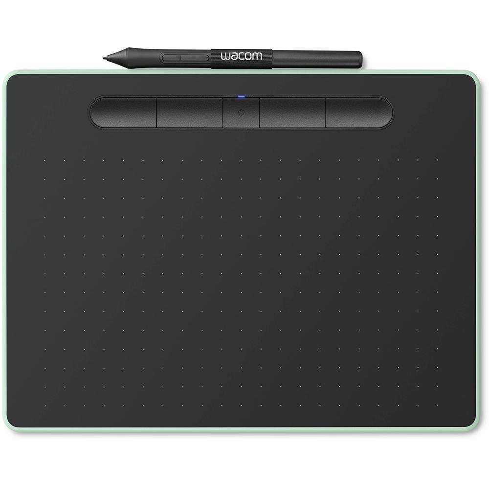 Mesa Digitalizadora Wacom Média Bluetooth Verde Intuos - CTL6100WLE0