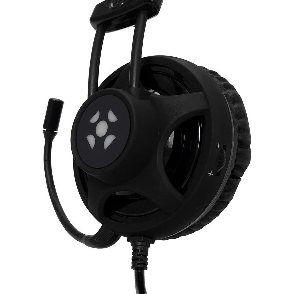 Headset Gamer Fortrek PRO H2 com LED Azul, P2, Preto - H2 Headset Gamer Fortrek PRO H2 com LED Azul, P2, Preto - H2
