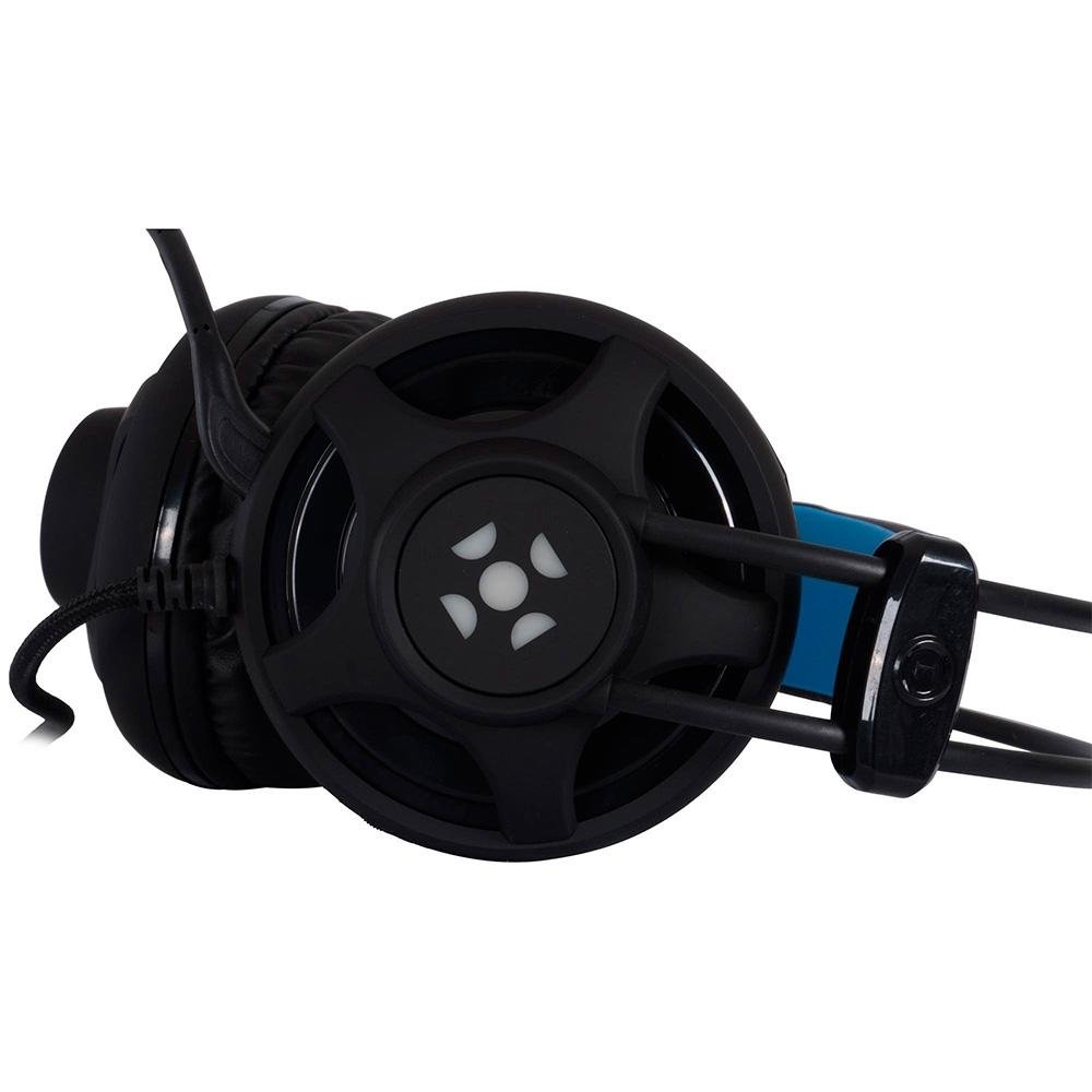 Imagem 10 de 14 do produto Headset Gamer Fortrek PRO H2 com LED Azul, P2, Preto - H2