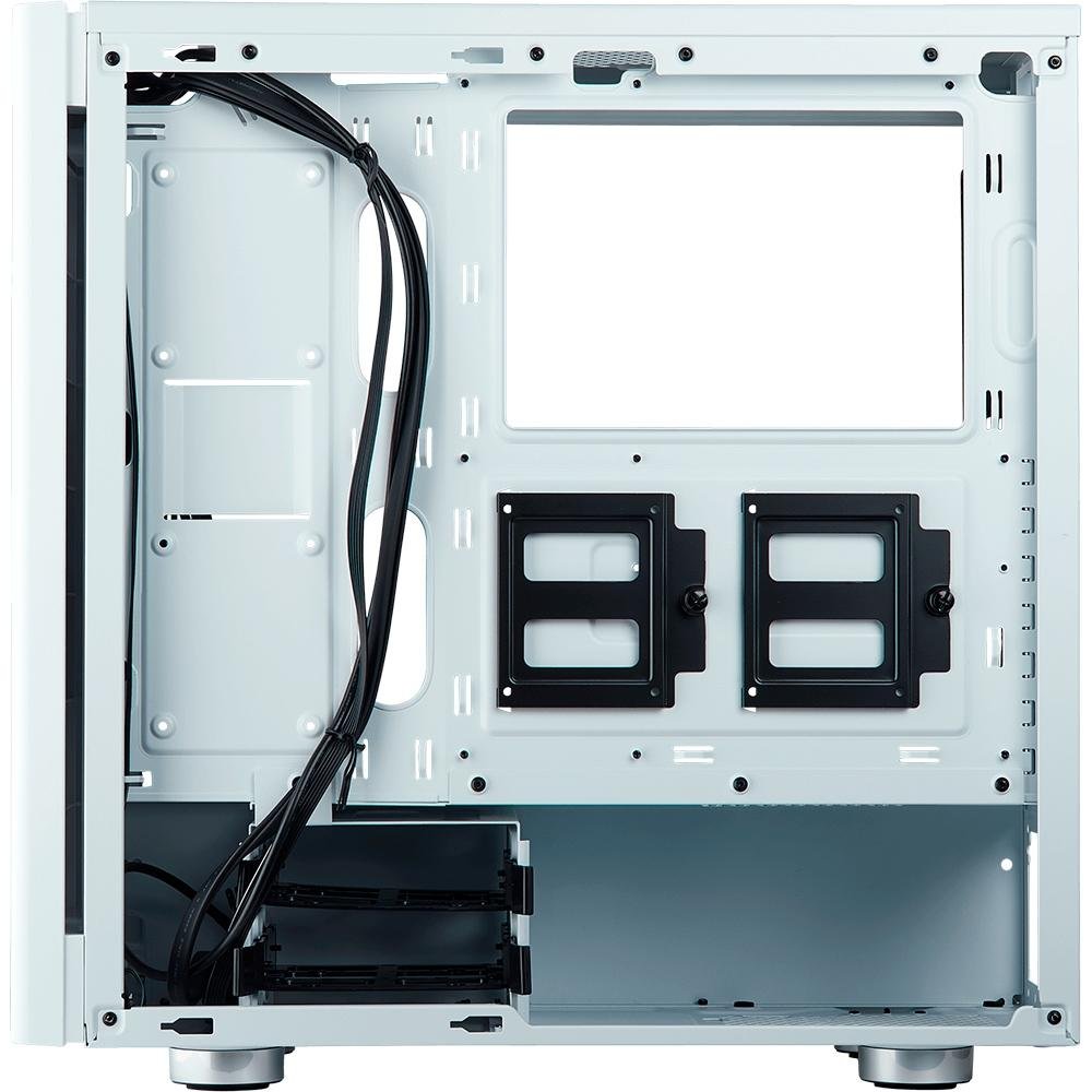 Imagem 4 de 4 do produto Gabinete Gamer Corsair Carbide 275R, Lateral em Acrílico, Branco, CC-9011131-WW