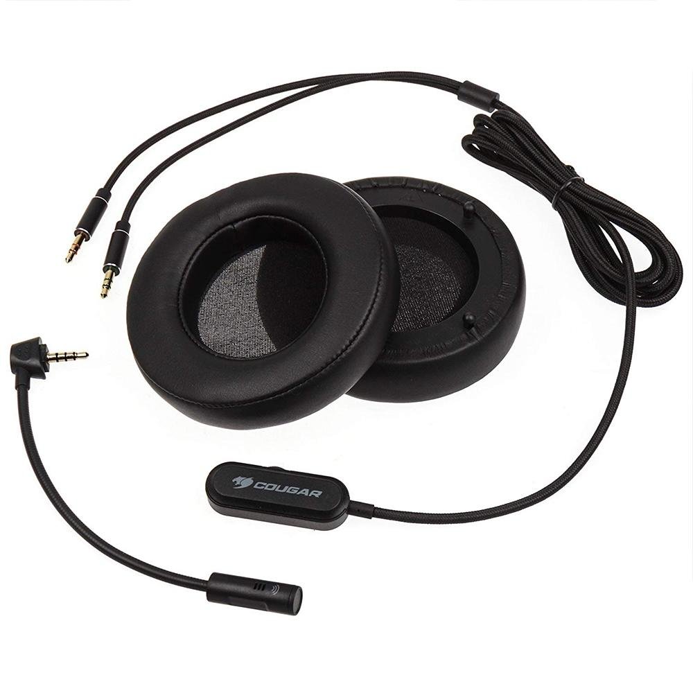 Headset Gamer Cougar Preto/Laranja Phontum - 3H500P53B