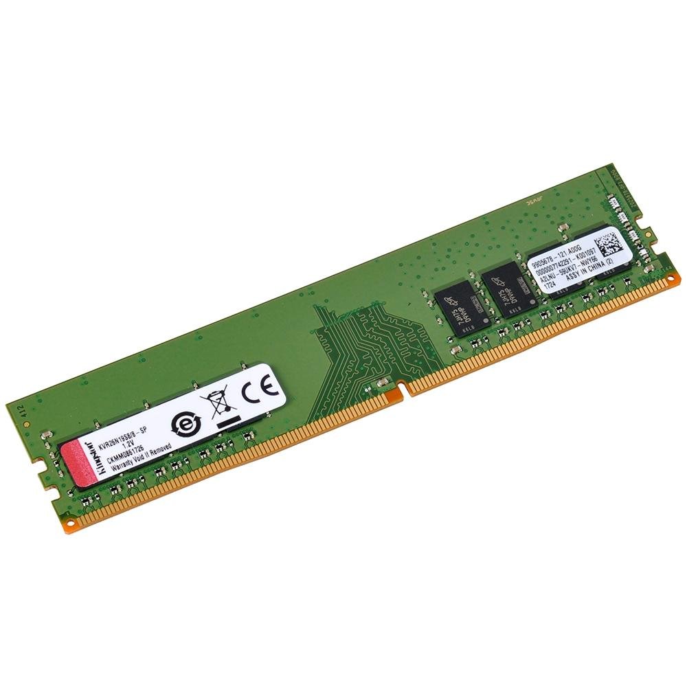 Kingston 16GB DDR4 メモリー 2666MHz 8GB×2枚 Kingston ValueRAM 16GB 2666MHz DDR4 Não-ECC CL19 DIMM 1Rx8 1,2V