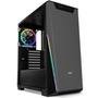 Gabinete NOX Infinity Sigma, RGB Rainbow, Lateral Vidro Temperado,Controlador de Fan, Preto - NXINFINTYSIGMA