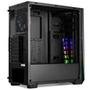Gabinete NOX Infinity Sigma, RGB Rainbow, Lateral Vidro Temperado,Controlador de Fan, Preto - NXINFINTYSIGMA