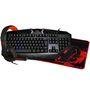 Kit Gamer Redragon Essentials - Teclado Harpe + Mouse Centrophorus + Mousepad Archellon + Headset Garuda - S101-BA