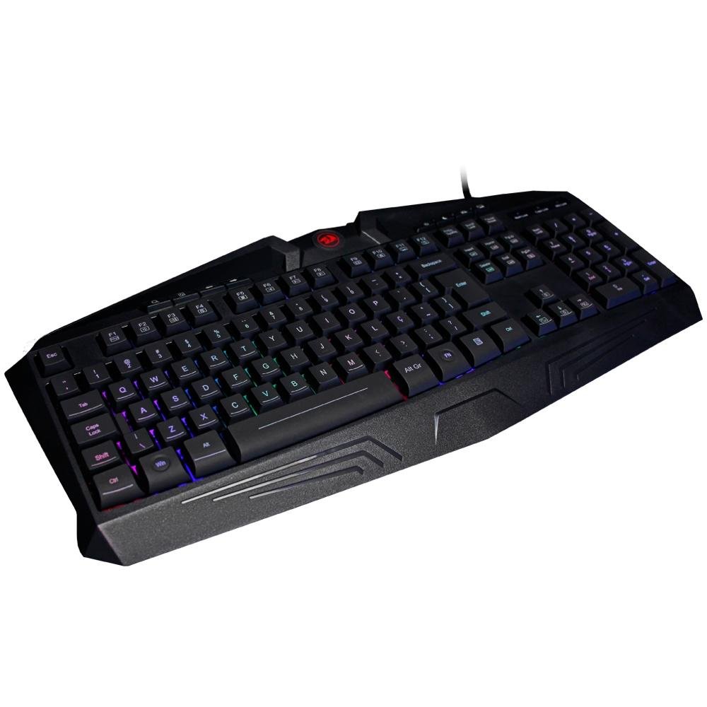 Kit Gamer Redragon Essentials - Teclado Harpe + Mouse Centrophorus + Mousepad Archellon + Headset Garuda - S101-BA Kit Gamer Redragon Essentials - Teclado Harpe + Mouse Centrophorus + Mousepad Archellon + Headset Garuda - S101-BA