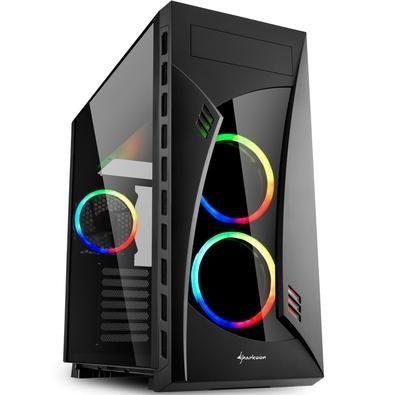 O NIGHT SHARK RGB inclui um hub RGB endereçável de 8 portas com um conector de placa principal. O hub permite que as ventoinhas RGB endereçáveis pré-i