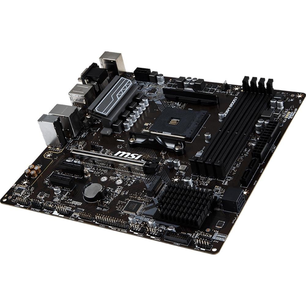 Imagem 4 de 5 do produto Placa-Mãe MSI B450M Pro-VDH, AMD AM4, mATX, DDR4