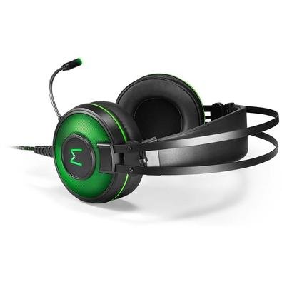 Headset Gamer Warrior Raiko 7.1 USB com Led Verde - PH259 | KaBuM!