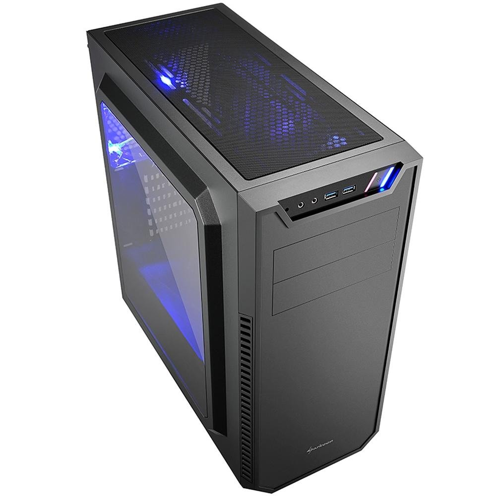Gabinete Sharkoon Mid-ATX VS7 Window USB 3.0 Preto Gabinete Sharkoon Mid-ATX VS7 Window USB 3.0 Preto