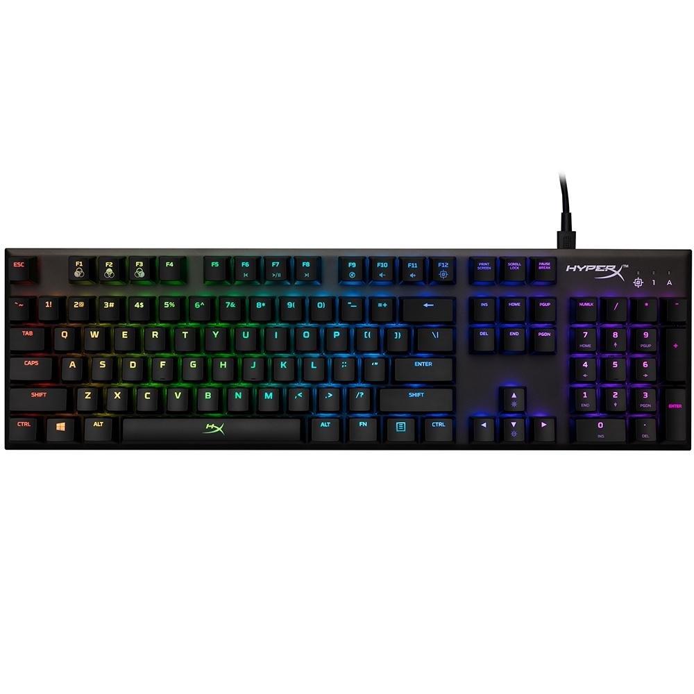 Teclado Mecânico Gamer HyperX Alloy FPS, RGB, Switch Kailh Silver, US - HX-KB1SS2-US Teclado Mecânico Gamer HyperX Alloy FPS, RGB, Switch Kailh Silver, US - HX-KB1SS2-US