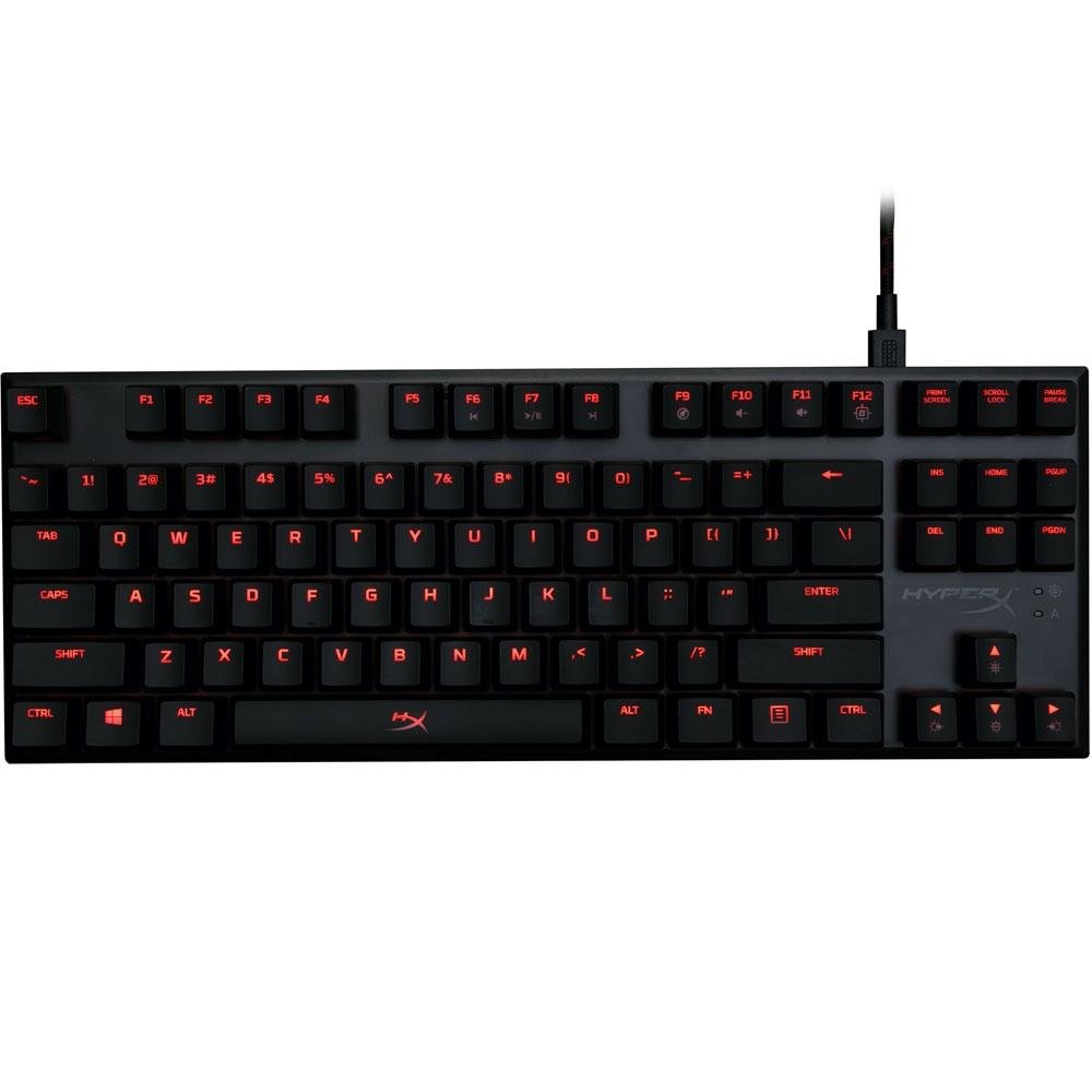 Teclado Mecânico Gamer HyperX Alloy FPS Pro, LED, Switch Cherry MX Blue, US - HX-KB4BL1-US/WW