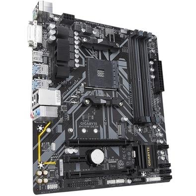 Placa Mãe Gigabyte B450M DS3H, AMD, mATX, DDR4 | KaBuM!