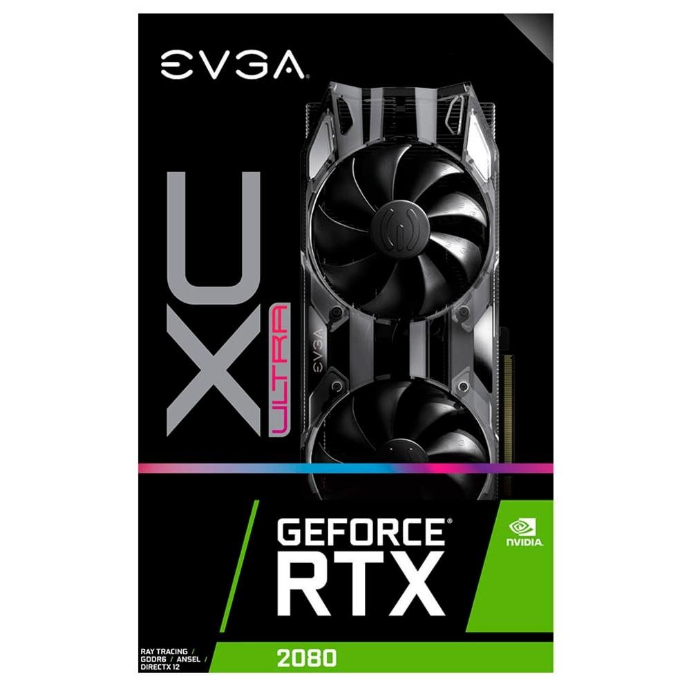 Imagem 8 de 8 do produto Placa de Vídeo EVGA NVIDIA GeForce RTX 2080 XC Ultra Gaming 8GB, GDDR6 - 08G-P4-2183-KR